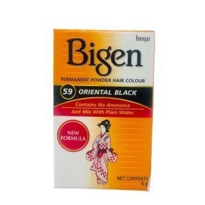 Bigen Powder Hair Color 59 Oriantal Black 6G