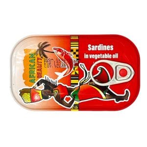 African Beauty sardinnes in oil 125GR