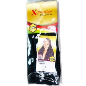 XPression Crochet Braid Nubian Faux Locs 55 Colour 1