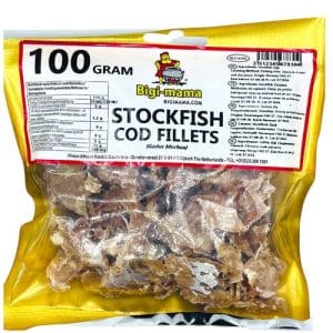 Stockfish Cod Fillet Skinless  Bigi Mama 100GR