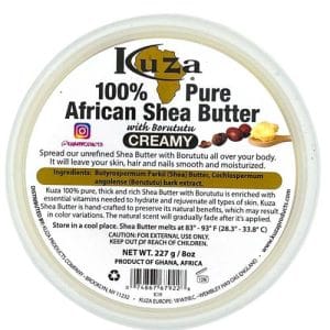 Kuza African Sheabutter Creamy Yellow 8 oz