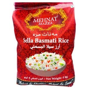 Mehnat Mazza Sella Basmati Rice 5KG