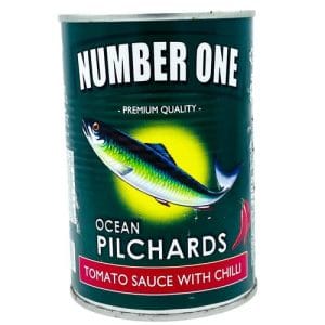 Number One Pilchards Tomato Sauce with Chili 425GR