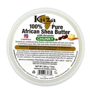 Kuza African Sheabutter Yellow Chunky 283G