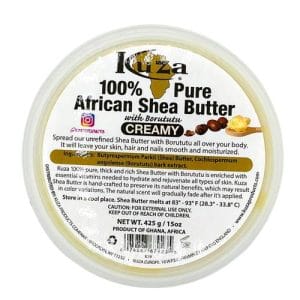 Kuza African Shea Butter Yellow Creamy 425G