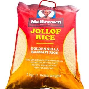 Rice Basmati Parboiled Sella Jollof McBrown 5KG