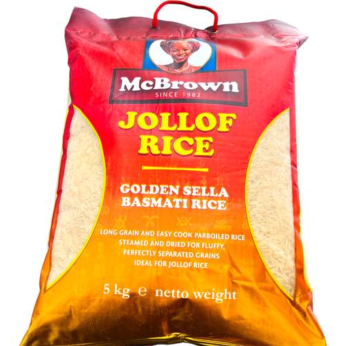Rice Basmati Parboiled Sella Jollof McBrown 5KG