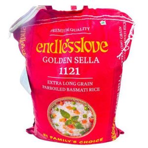 Rice Basmati Parboiled Golden Sella Endlesslove 5KG - Main Image